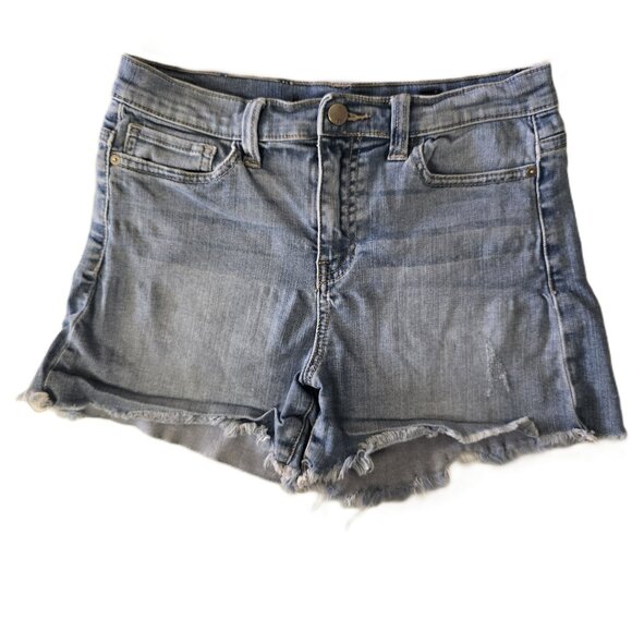 SP Black Label Women’s Denim Cut-Off Jean Shorts Size 26 Blue Distressed Summer - Picture 1 of 4